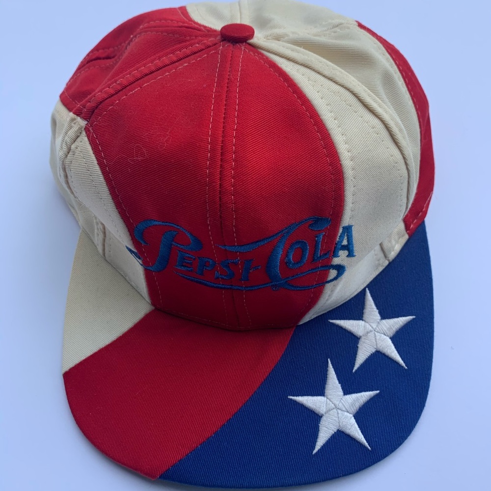 Rare Vintage Pepsi Cola 2 Stars Snapback